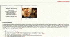 Desktop Screenshot of mccarty.org.uk